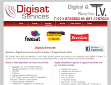 Tablet Screenshot of digisatservices.ie